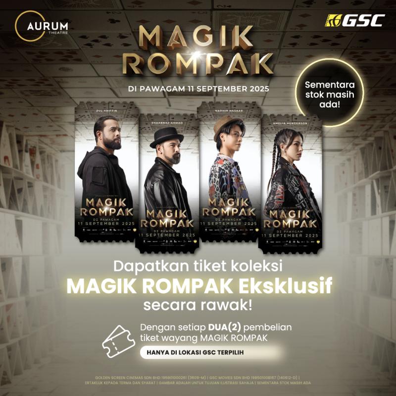 Magik Rompak Collectible Ticket Redemption