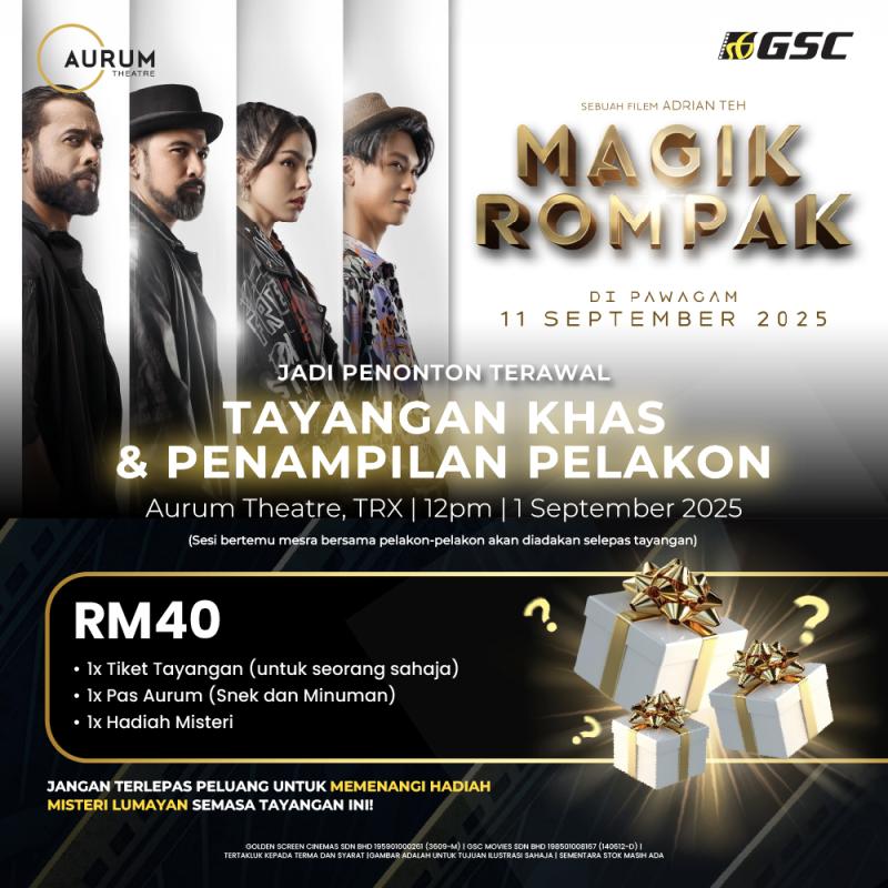 Special Screening dan Cast Meet & Greet: Magik Rompak