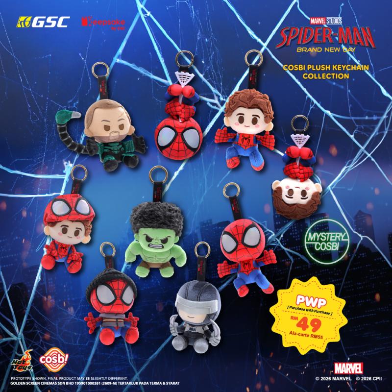 GSC Exclusive Spiderman Cosbi Plush Blind Box