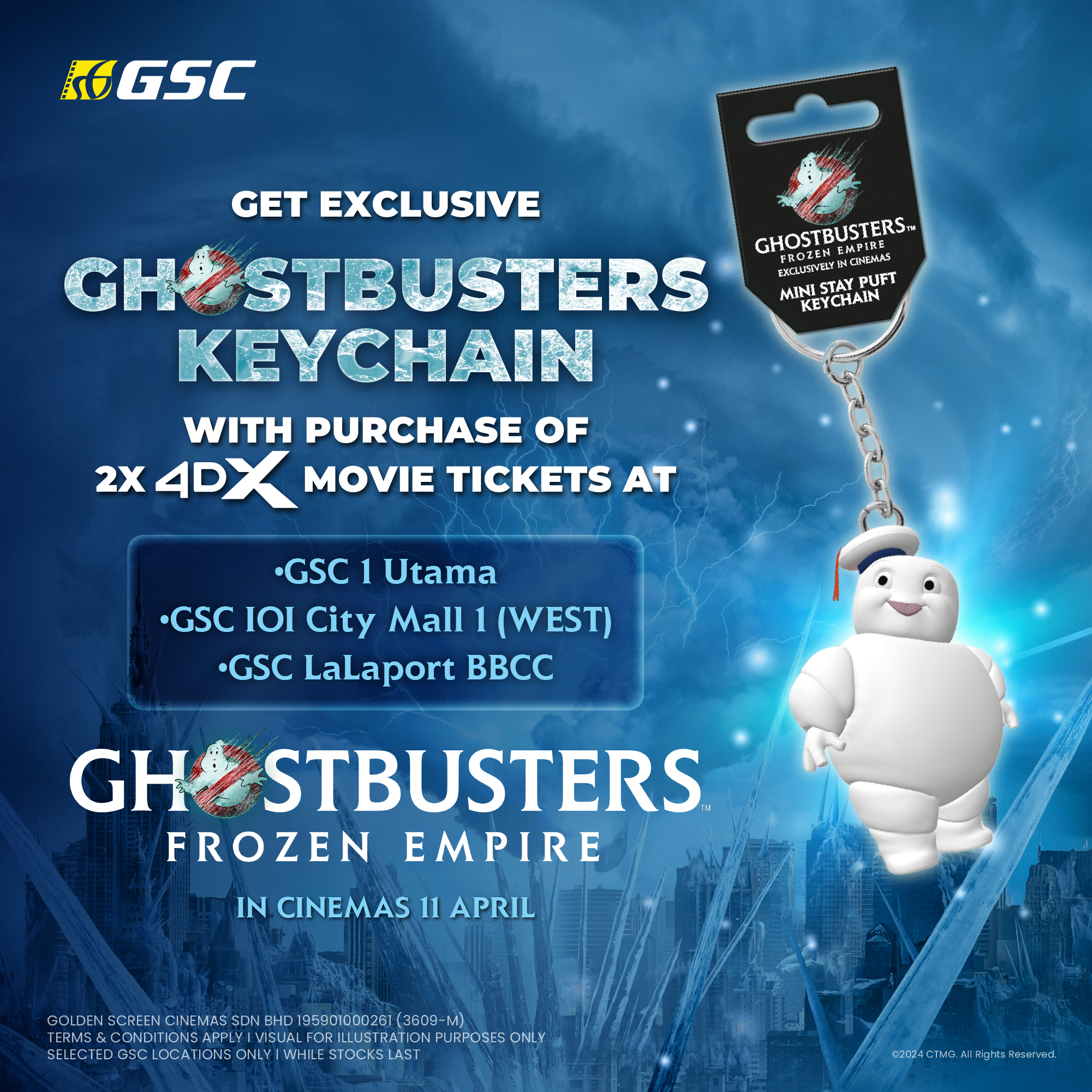 Ghostbusters: The Frozen Empire Keychain Redemption