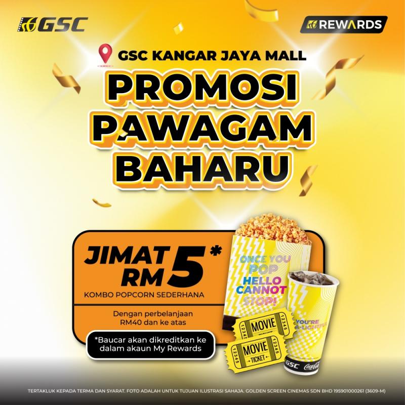 GSC Kangar Jaya Mall Opening Promo