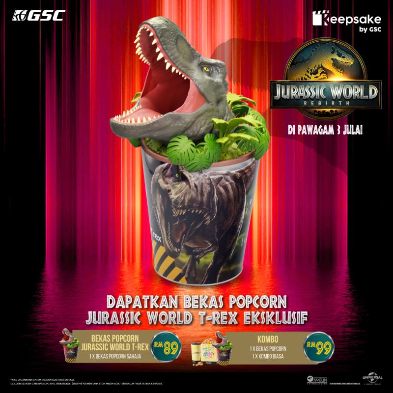 GSC Exclusive Jurassic World T-Rex Popcorn Bucket