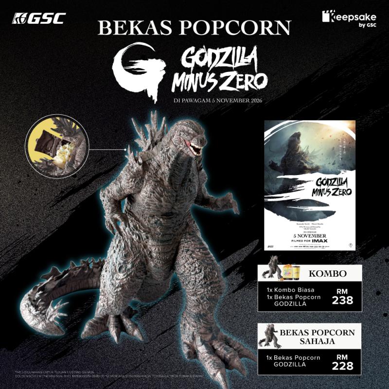 GSC Exclusive Godzilla Popcorn Container