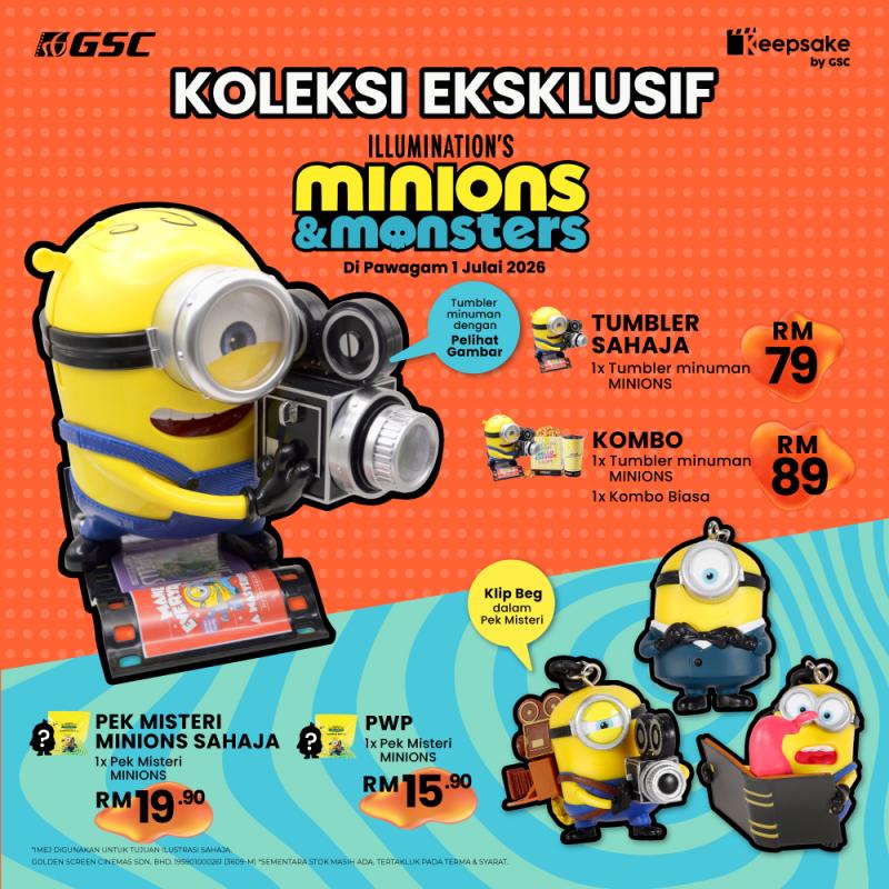 GSC Exclusive Minions Merchandise