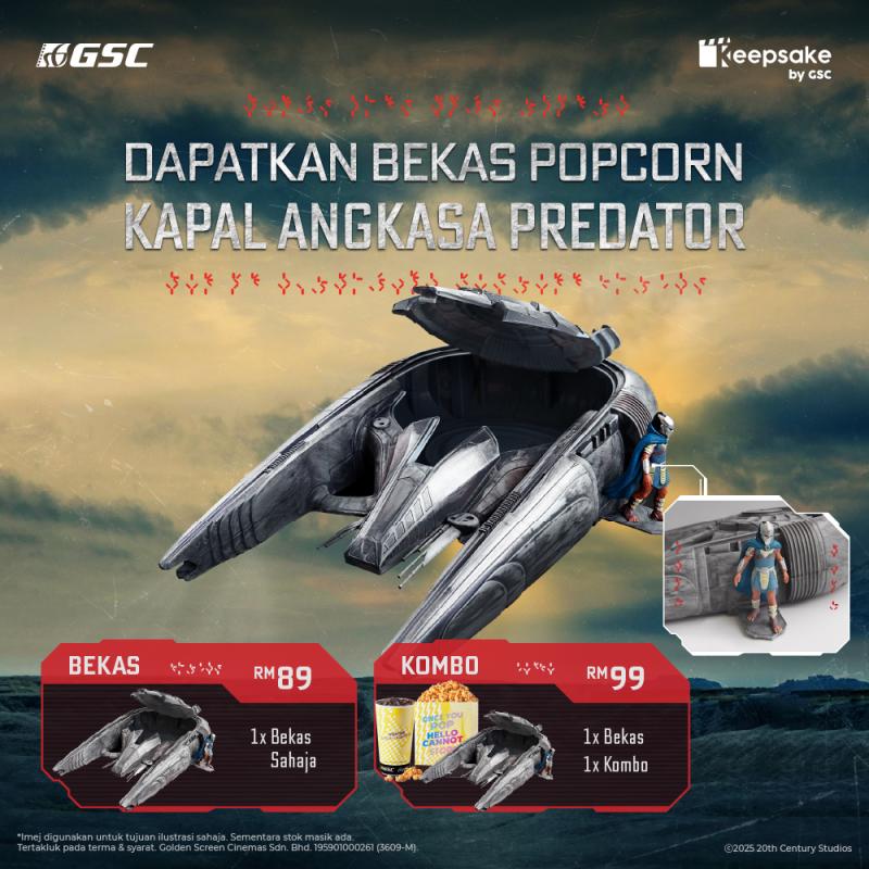 GSC Exclusive Predator Spaceship Popcorn Bucket 