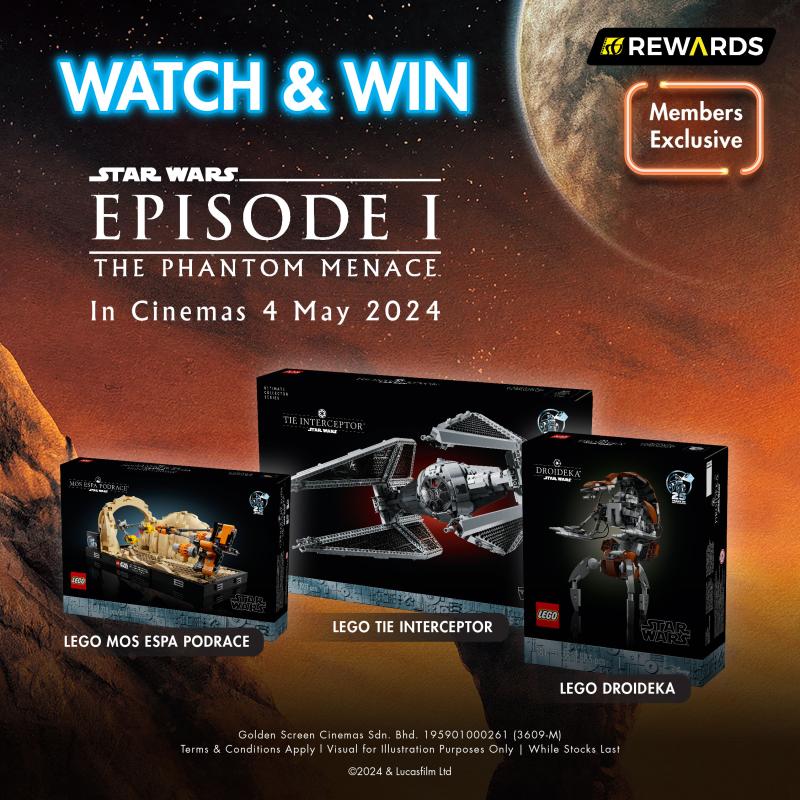 Watch & Win Contest: Star Wars Episode I - The Phantom Menace