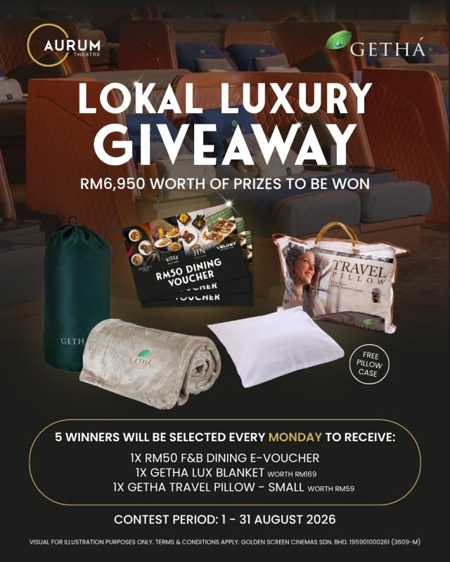 Lokal Luxy Giveaway: Win Dining Vouchers & Getha Products Every Monday