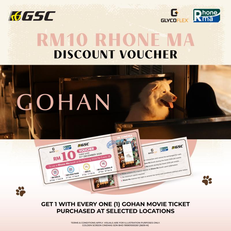 Gohan: BO Promo – RM10 Rhone Ma Discount Voucher Redemption