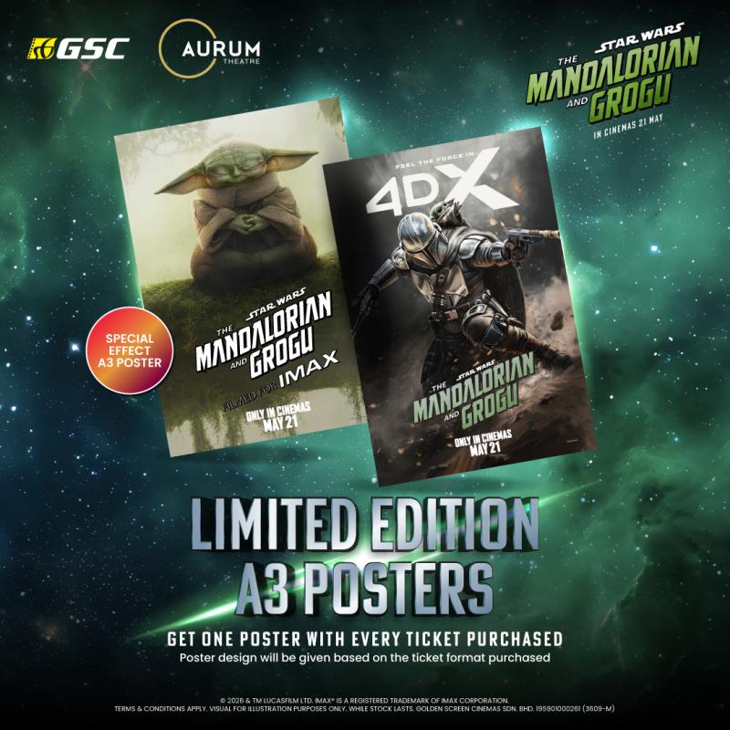 THE MANDOLORIAN & GROGU POSTERS GIVEAWAY! 