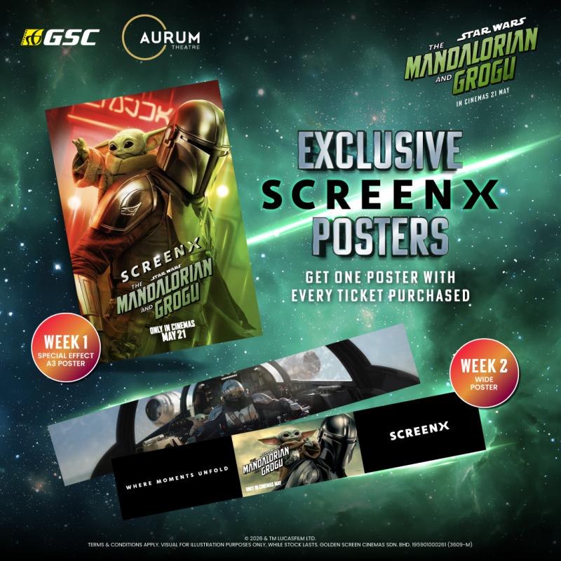 THE MANDOLORIAN & GROGU SCREENX POSTERS GIVEAWAY! 