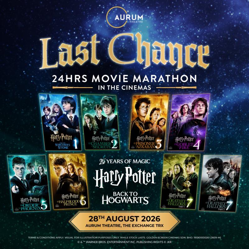 LAST CHANCE! 24hr Harry Potter Marathon