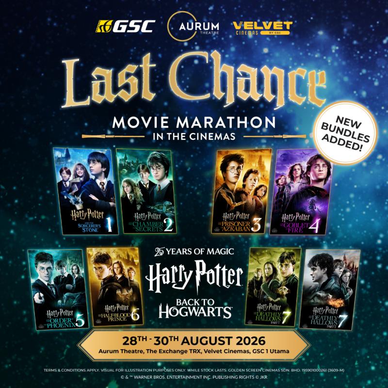 LAST CHANCE! Harry Potter Movie Marathon