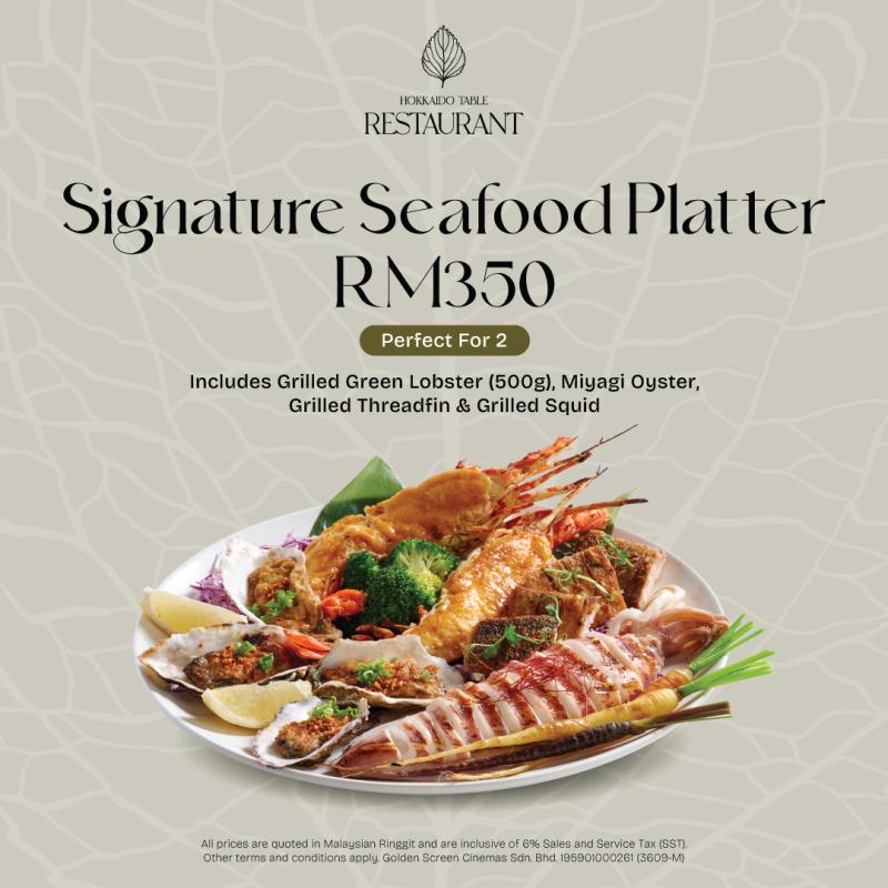 A Taste of the Season - Signature Seafood Platter