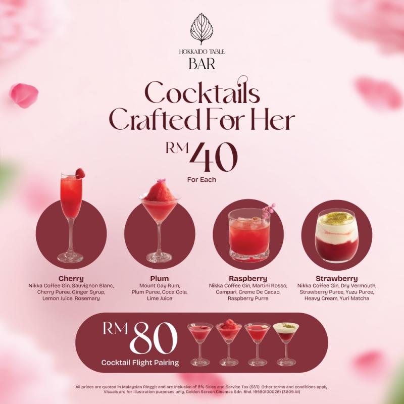 Crafted for Her Cocktails