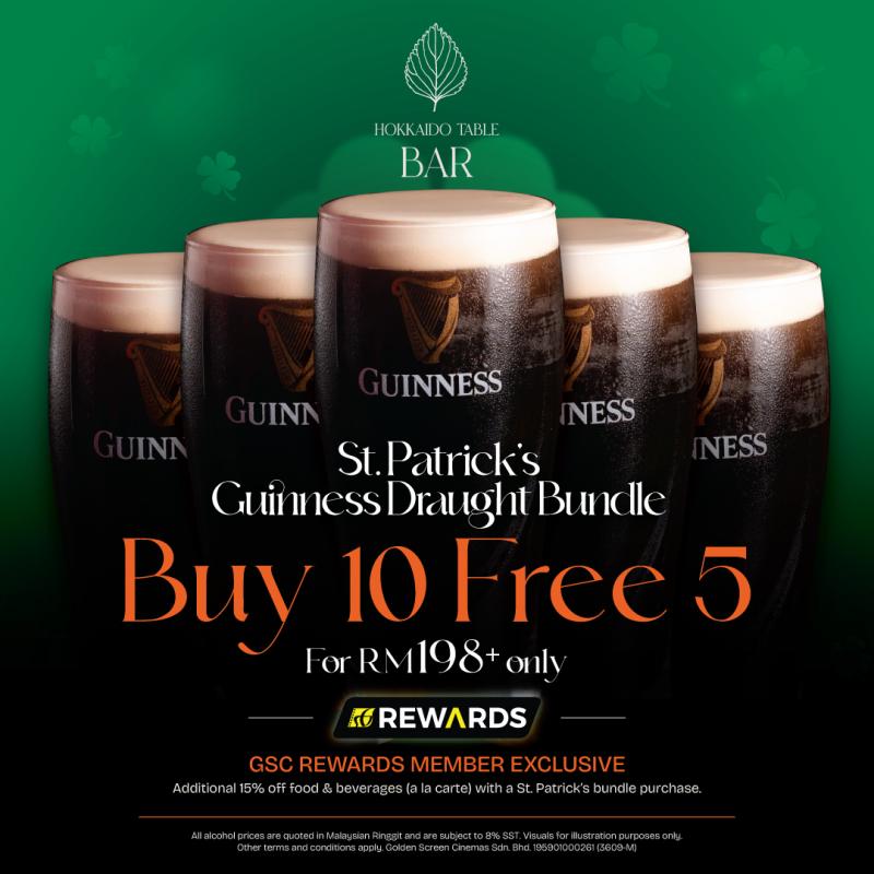 Hokkaido Table Buy 10 Free 5 Guinness beer