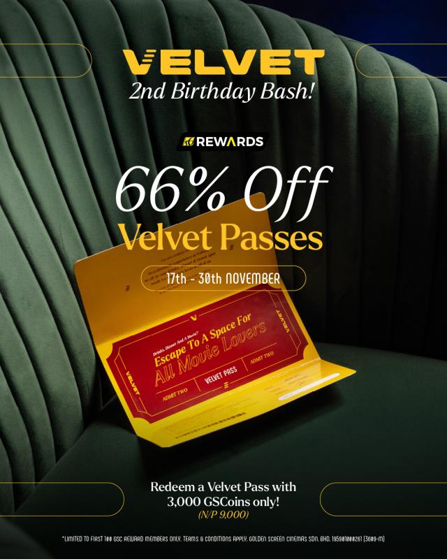 66% Off Velvet Pass
