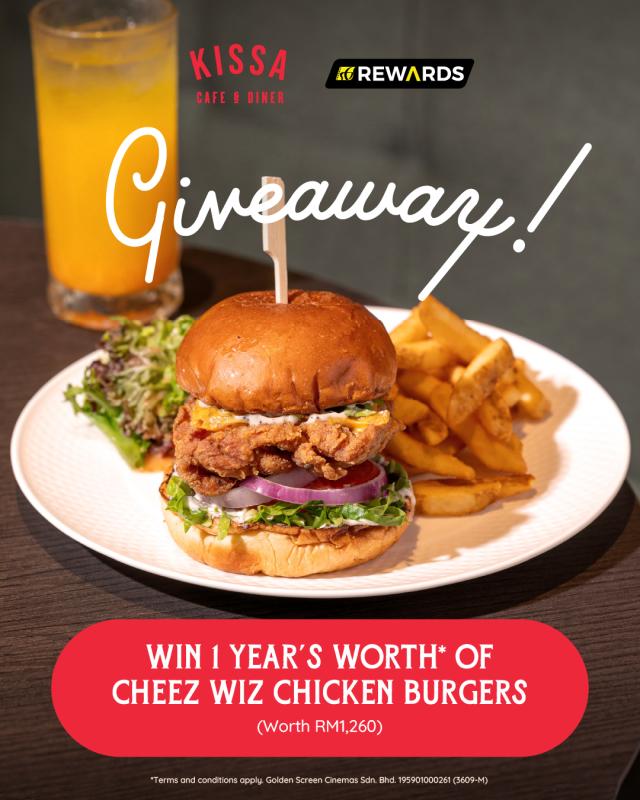 Win a year's worth of chicken burgers!