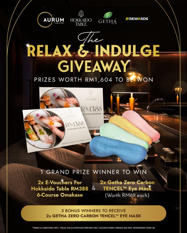 Relax & Indulge Giveaway!