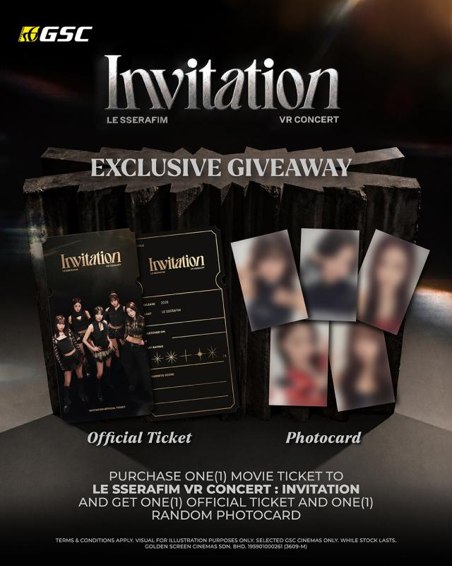 LE SSERAFIM VR CONCERT: INVITATION GIVEAWAY