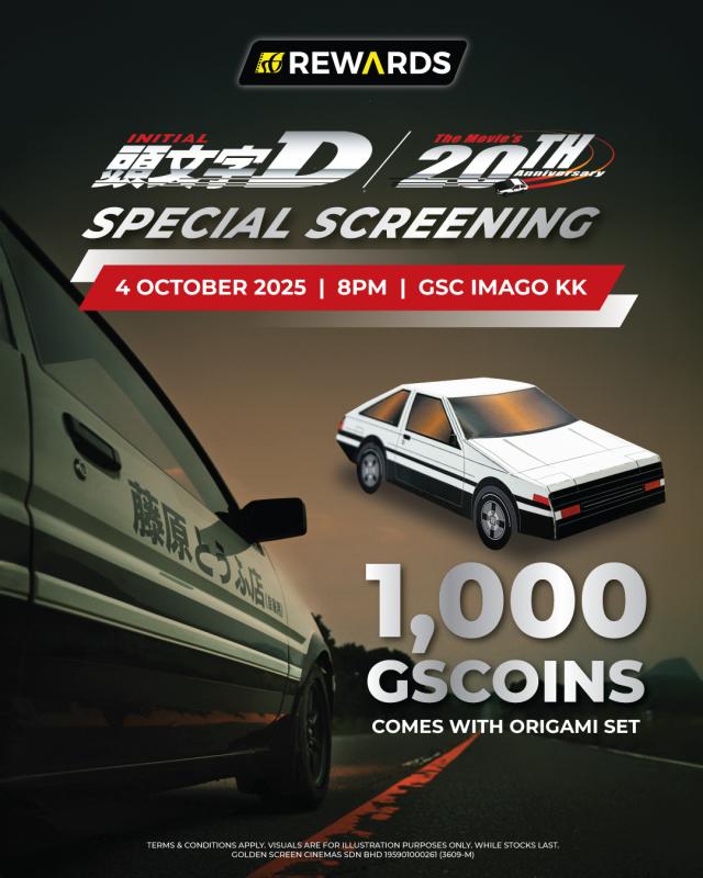 Initial D 20th Anniversary: First Rewards Special Screening in Sabah