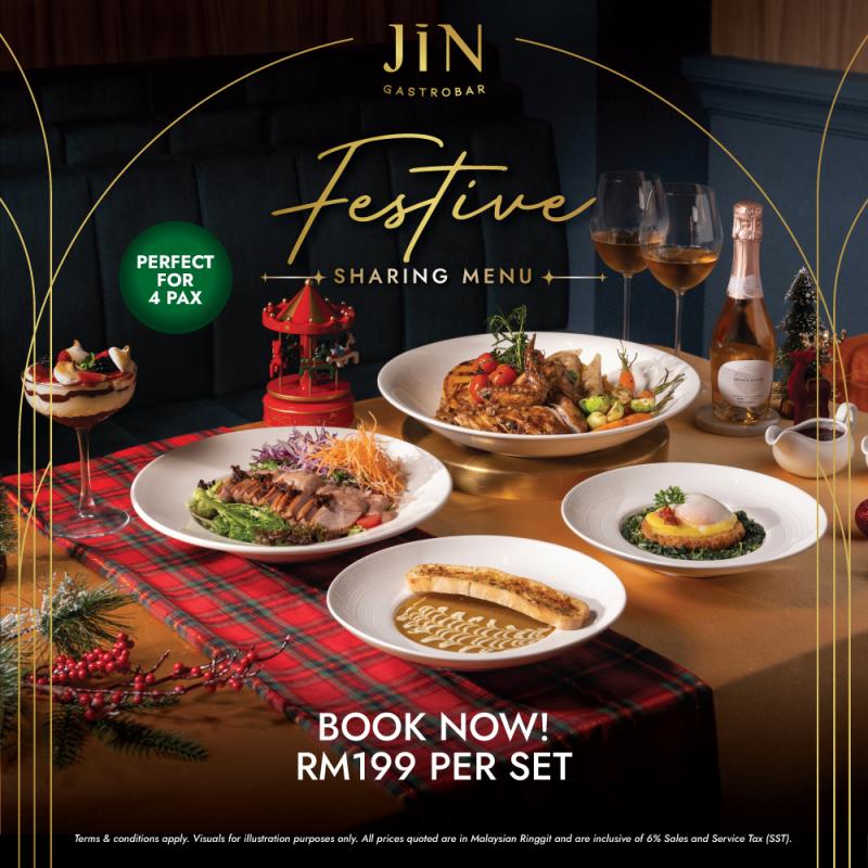 JIN Gastrobar Festive Sharing Menu