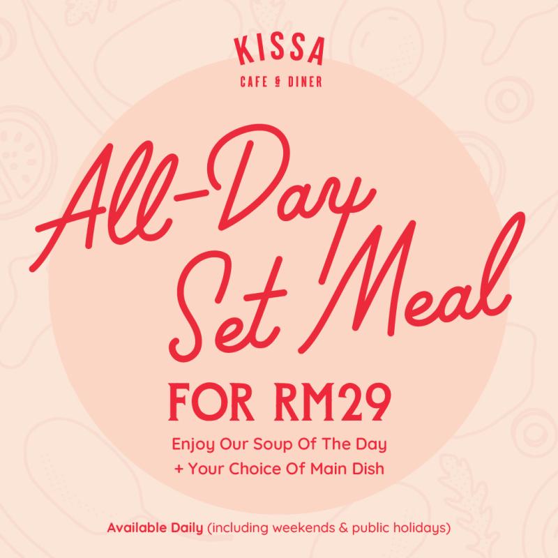 All-Day Set Meal at Kissa Cafe & Diner