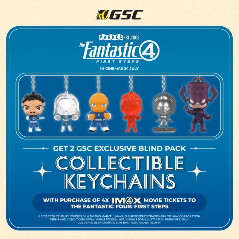 Fantastic 4 IMAX BO Promo Collectible Keychains Redemption