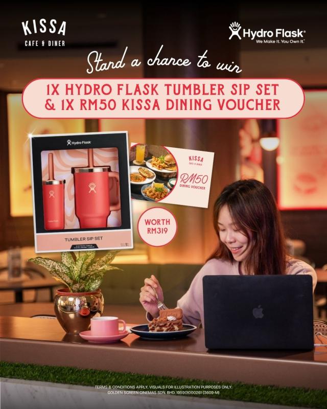 Kissa Cafe & Diner: Hydro Flask Tumbler Sip Set Giveaway