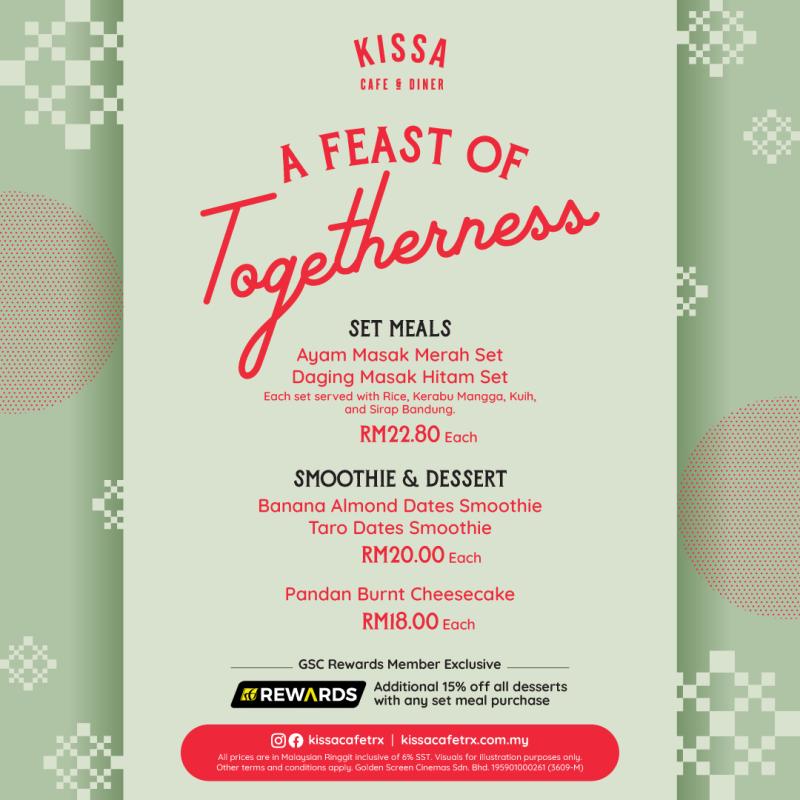 Kissa Cafe & Diner Raya Set Meal