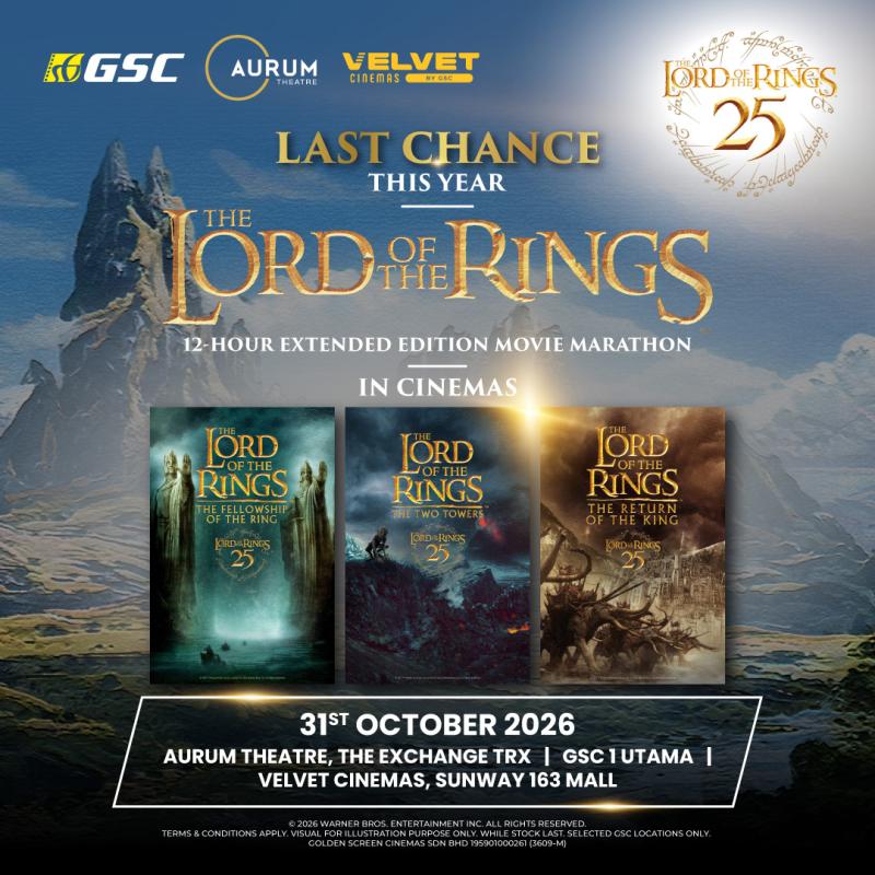 THE LORD OF THE RINGS 12-HOUR EXTENDED EDITION MARATHON SCREENING