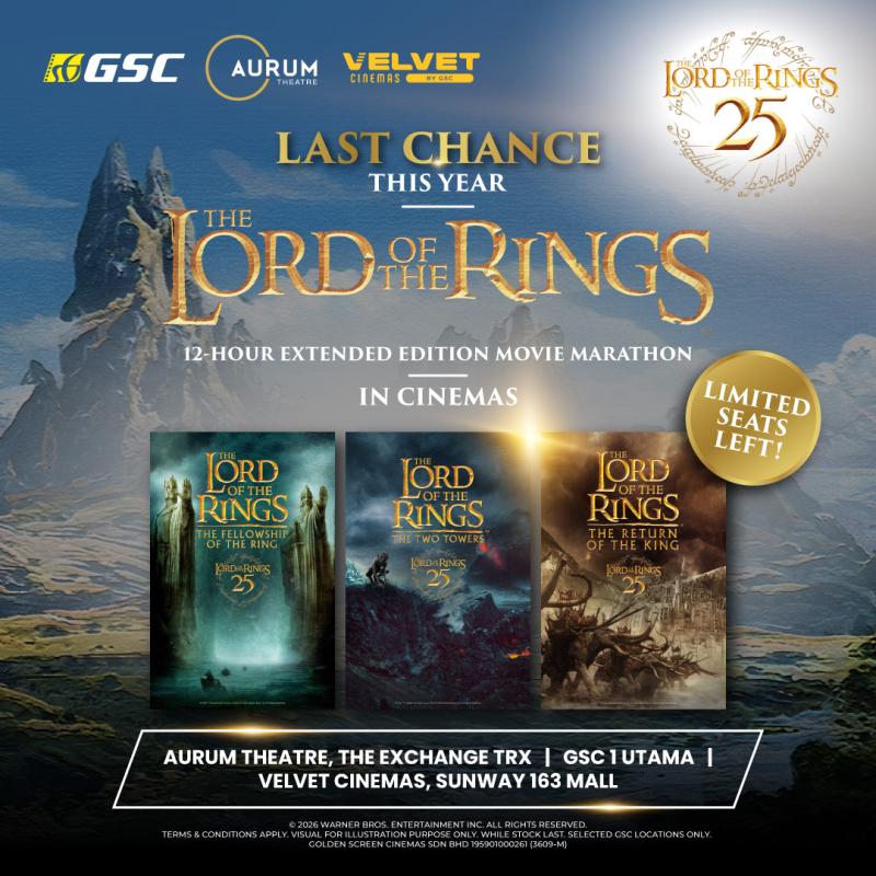 THE LORD OF THE RINGS 12-HOUR EXTENDED EDITION MARATHON SCREENING