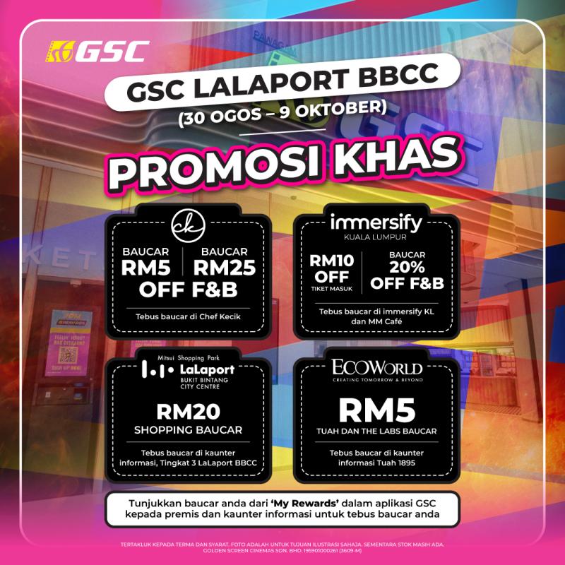 Special Promotion at GSC LaLaport BBCC
