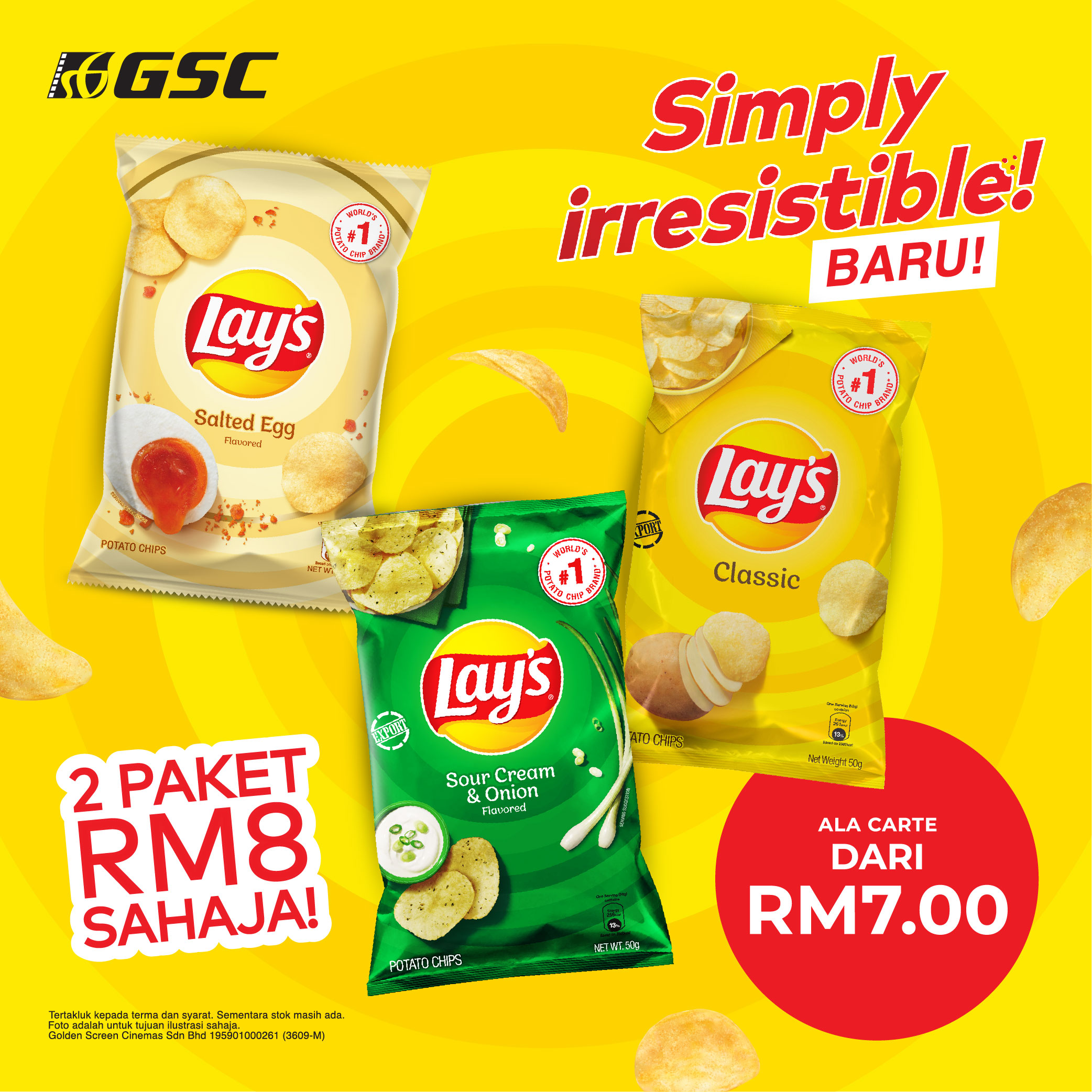 Buy Any 2 Lay’s @ RM8 Only!