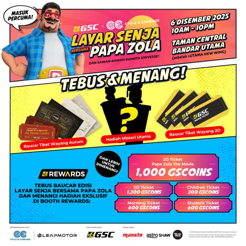 Layar Senja Bersama Papa Zola- Tebus & Menang!