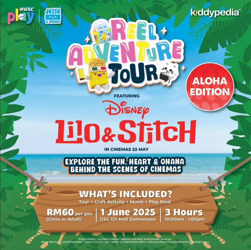 Kiddypedia x GSC are bringing you the Play Reel Adventure Tour – Lilo & Stitch