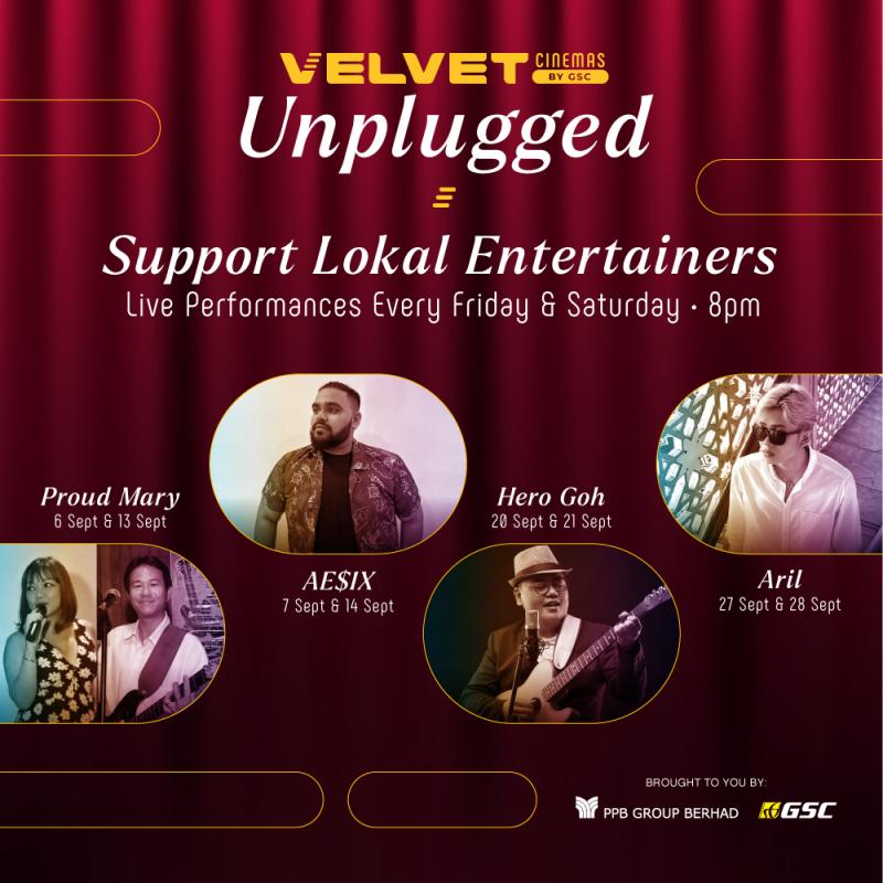 Velvet Unplugged x Support Lokal Entertainers 