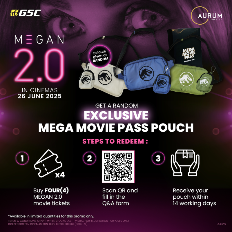 M3GAN 2.0: Exclusive mega movie pass pouch redemption