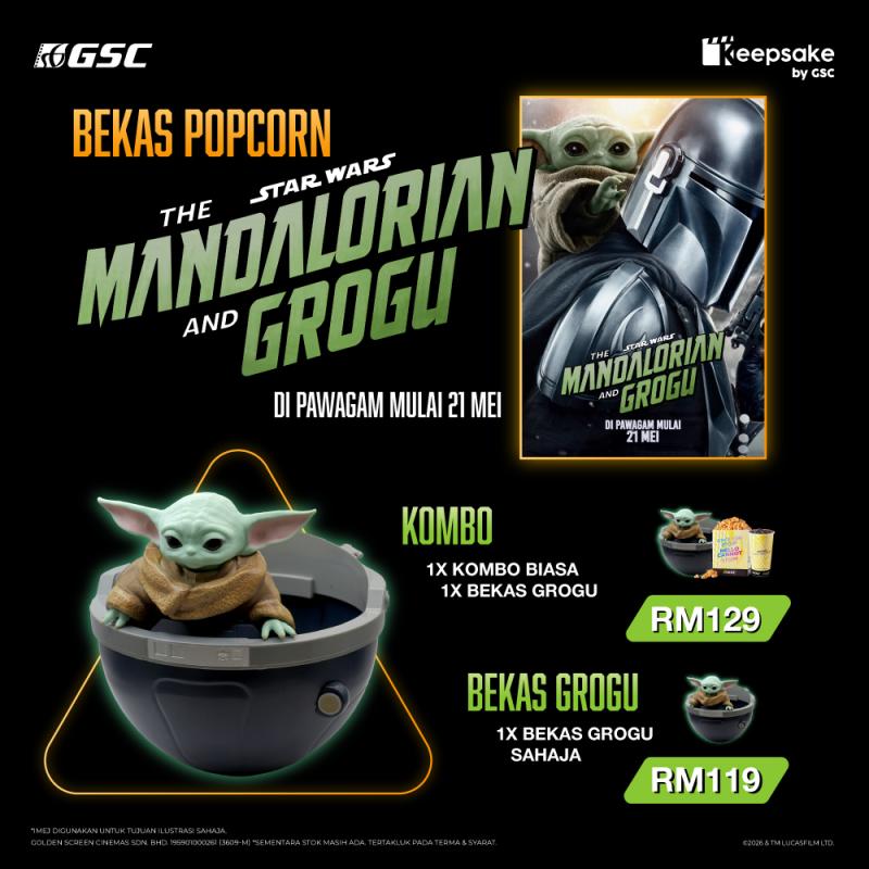 GSC Exclusive Grogu Pod Popcorn Bucket