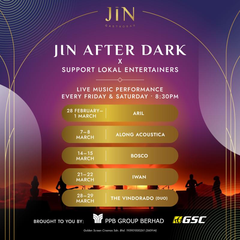 JIN After Dark March 2025 Lineup