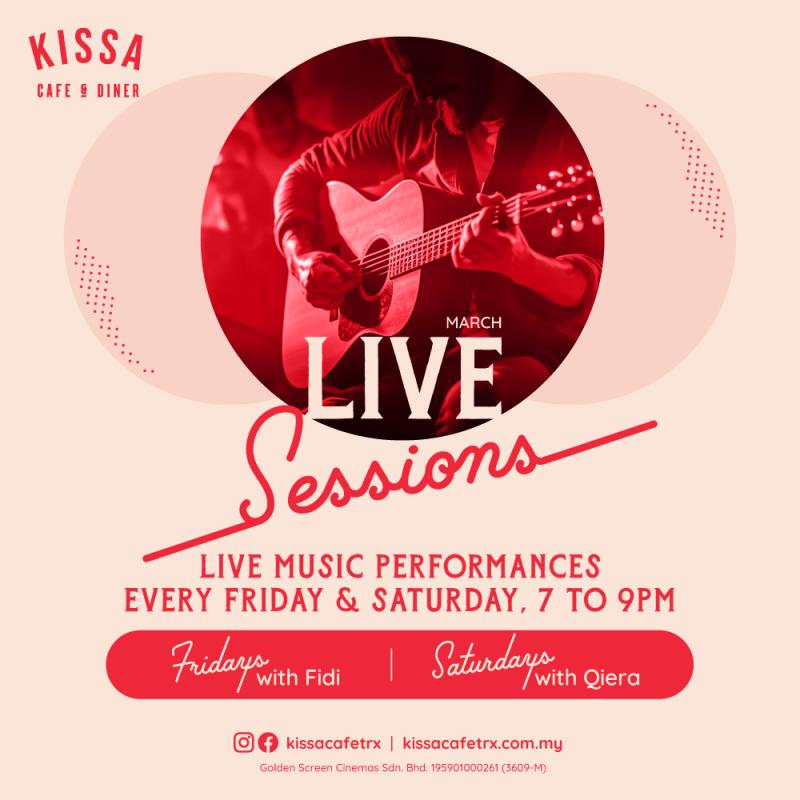 Kissa Cafe & Diner Live Sessions 2025 March Lineup