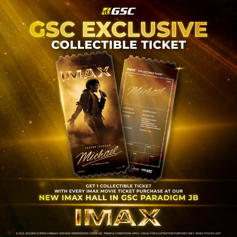 GSC Paradigm JB IMAX Opening Promo – Collectible Ticket Redemption