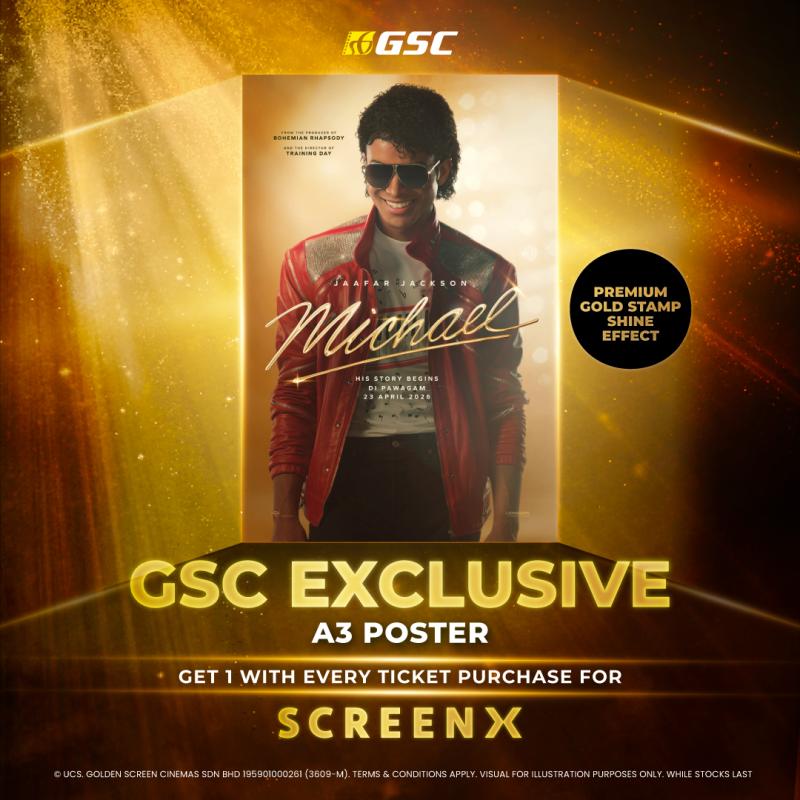Michael: ScreenX Promo – A3 Poster Redemption