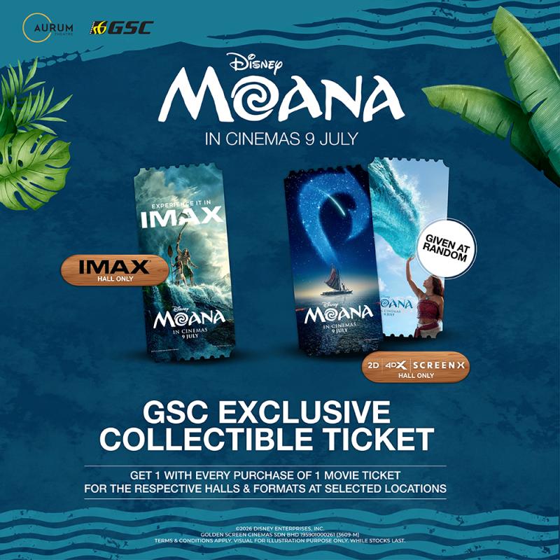 MOANA – Collectible Ticket Redemption
