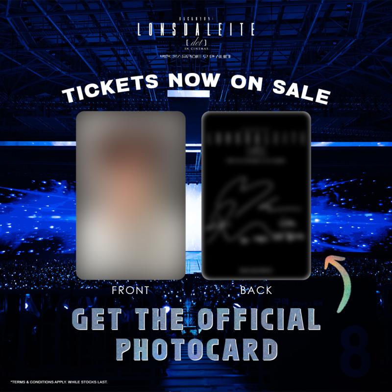 BAEKHYUN LONSDALEITE (DOT) IN CINEMAS Postcard and Photo Card Redemption