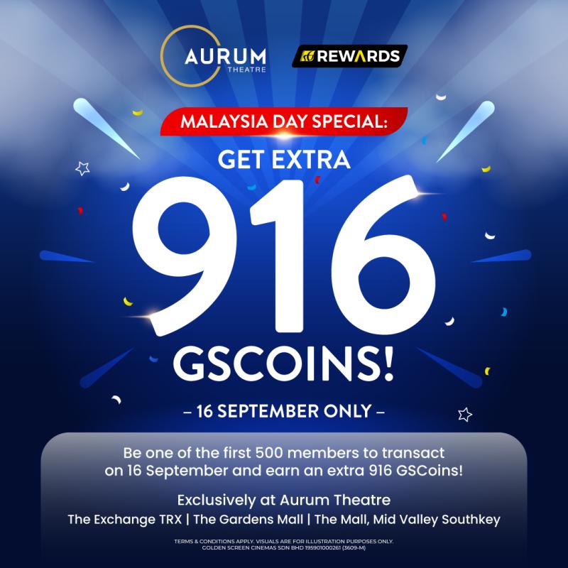 Aurum Theatre Exclusive: 916 Bonus GSCoins!