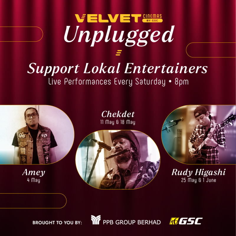 Velvet Unplugged x Support Lokal Entertainers 