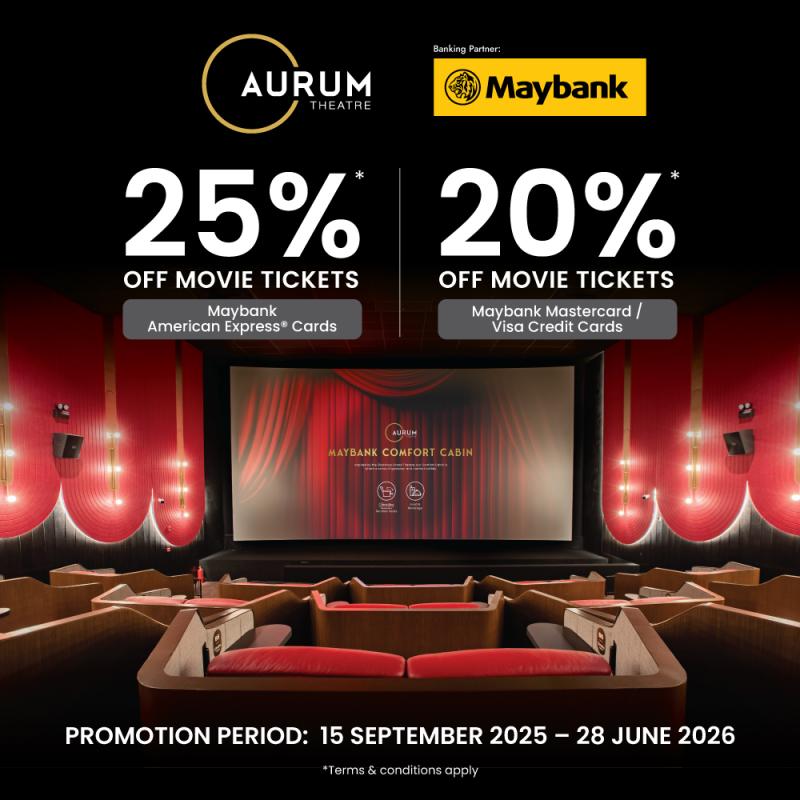 maybank exclusive aurum promotion
