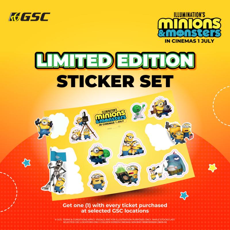 Minions & Monsters – Sticker Set Redemption