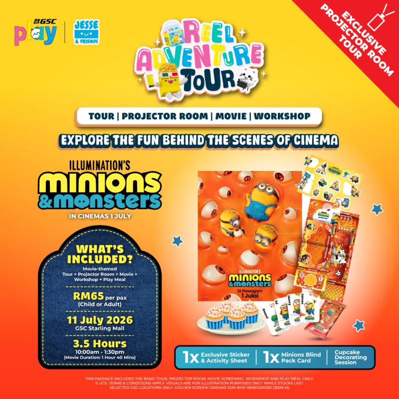 GSC Play Reel Adventure Tour Minions & Monsters