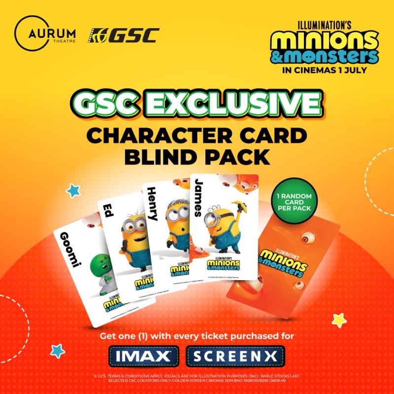 Minions & Monsters – Character Card Blind Pack Redemption